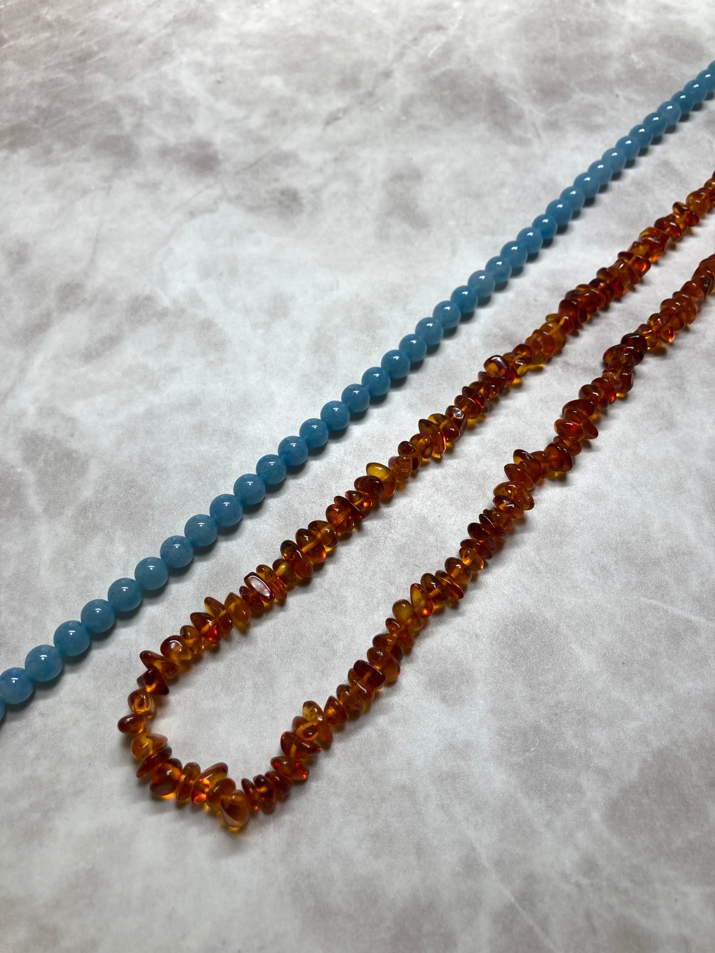めがねさん　0705  天然石ビーズ