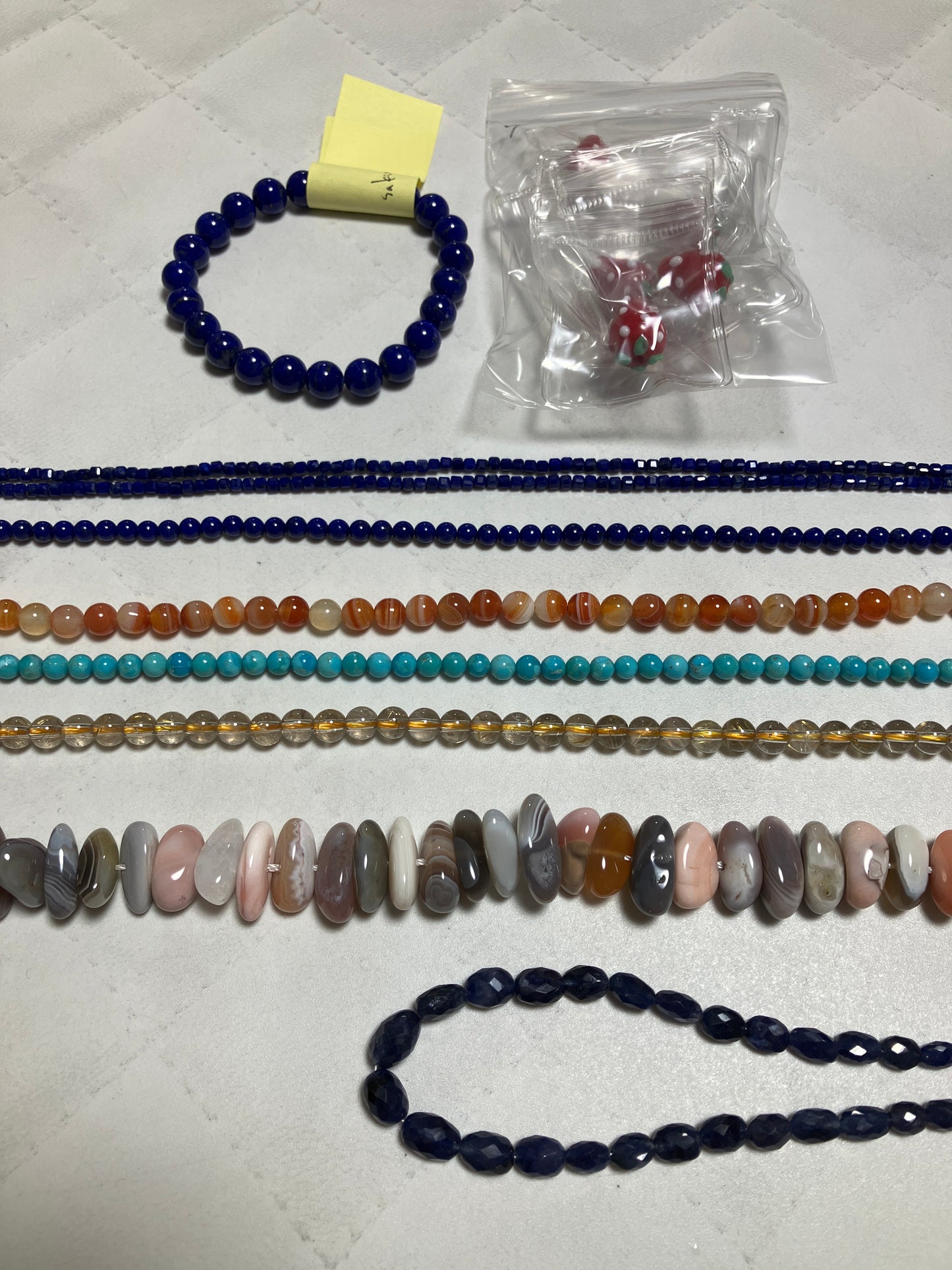 sakimihoさん　250819  天然石ビーズ