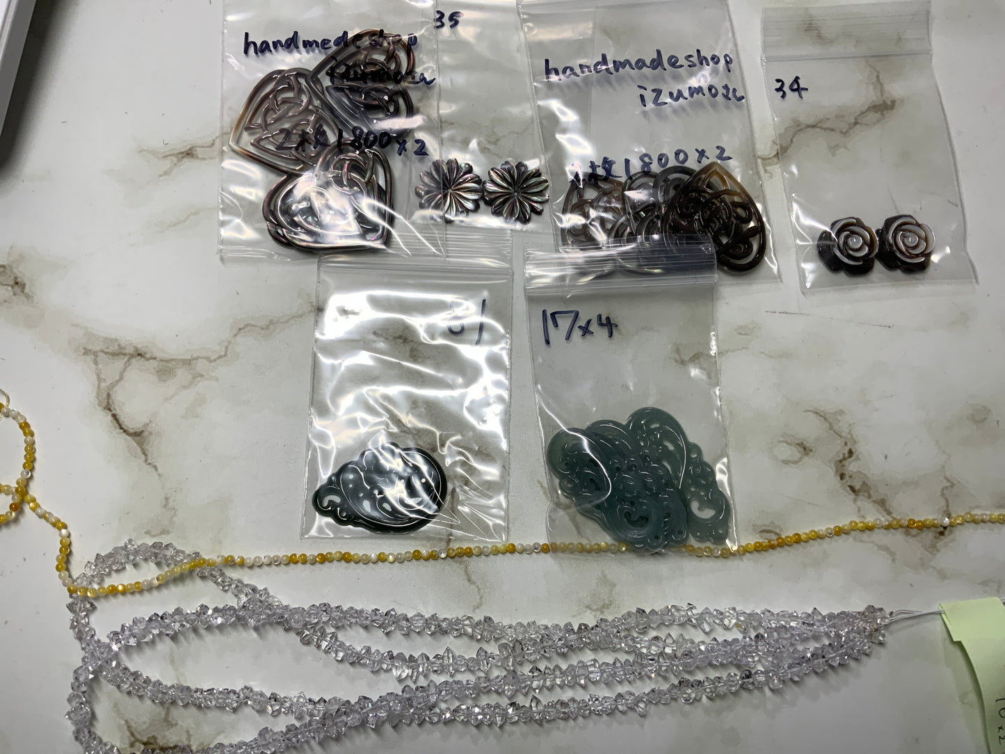 handmadeshopizumoさん　250121  天然石ビーズ