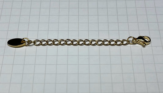 C-19 ステンレス製カニカンアジャスターセットゴールド(パーツ)