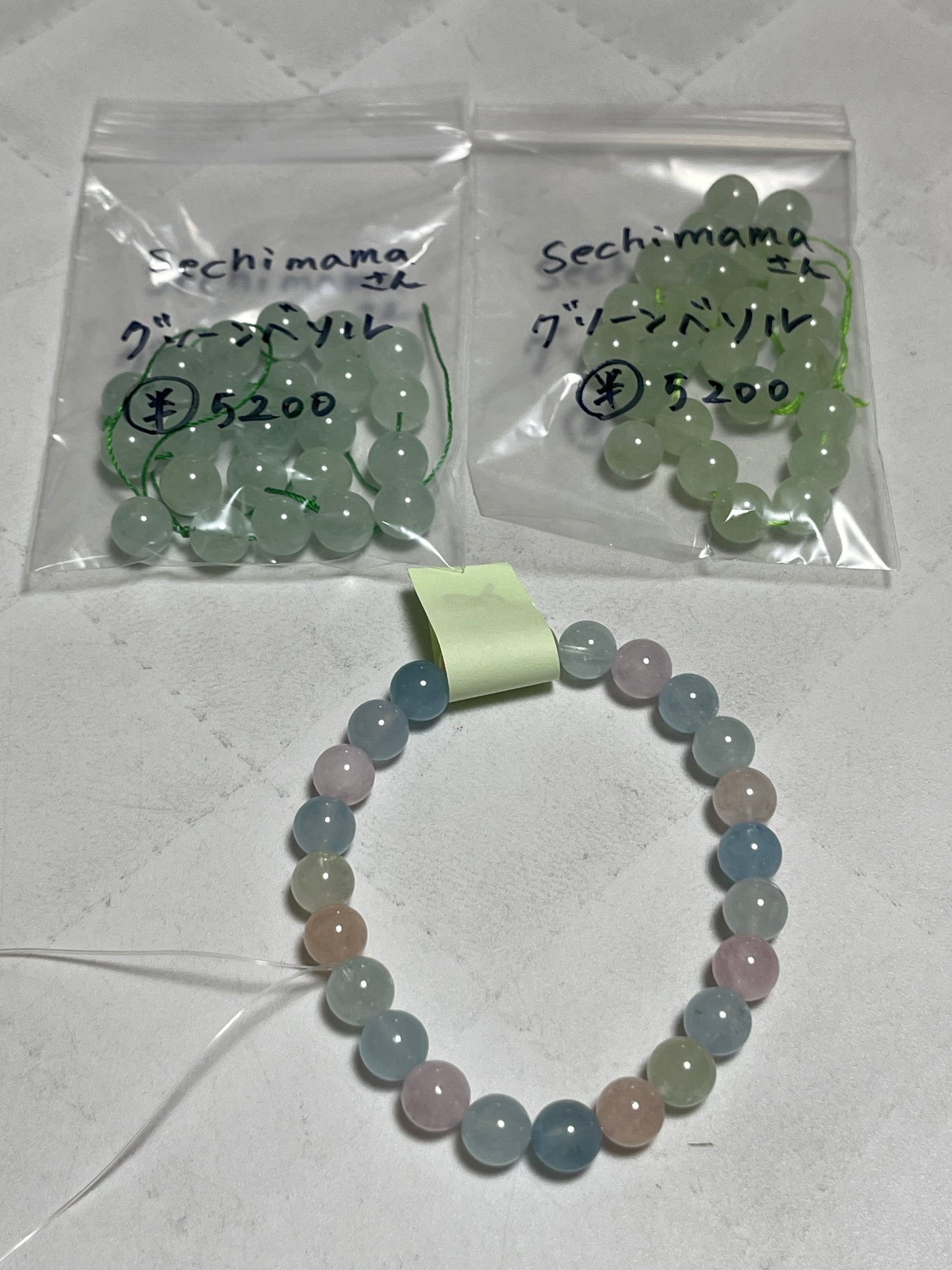 sechimamaさん　250528   天然石ビーズ