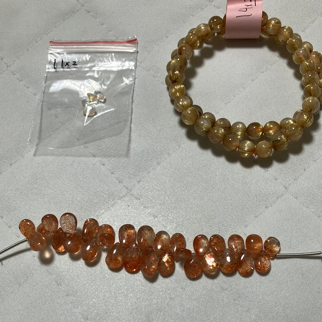 kuminさん　0304  天然石ビーズ
