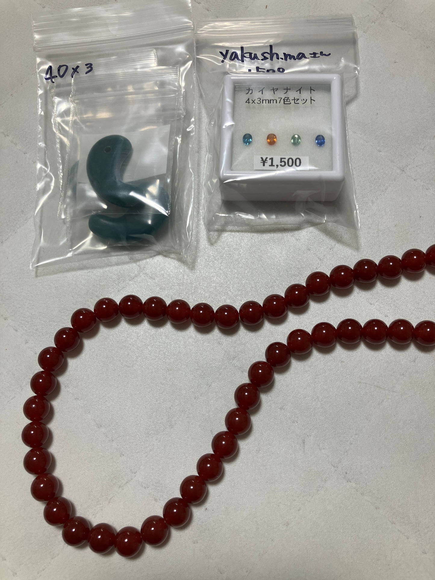 yakush.maさん　250228  天然石ビーズ