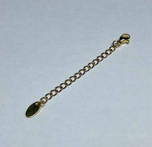 C-19 ステンレス製カニカンアジャスターセットゴールド(パーツ)