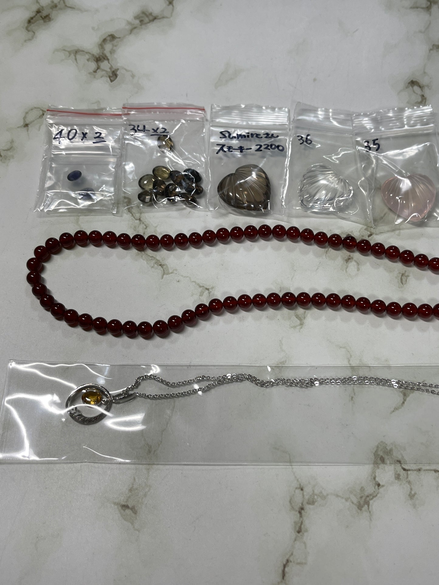 sumireさん　251126   天然石ビーズ