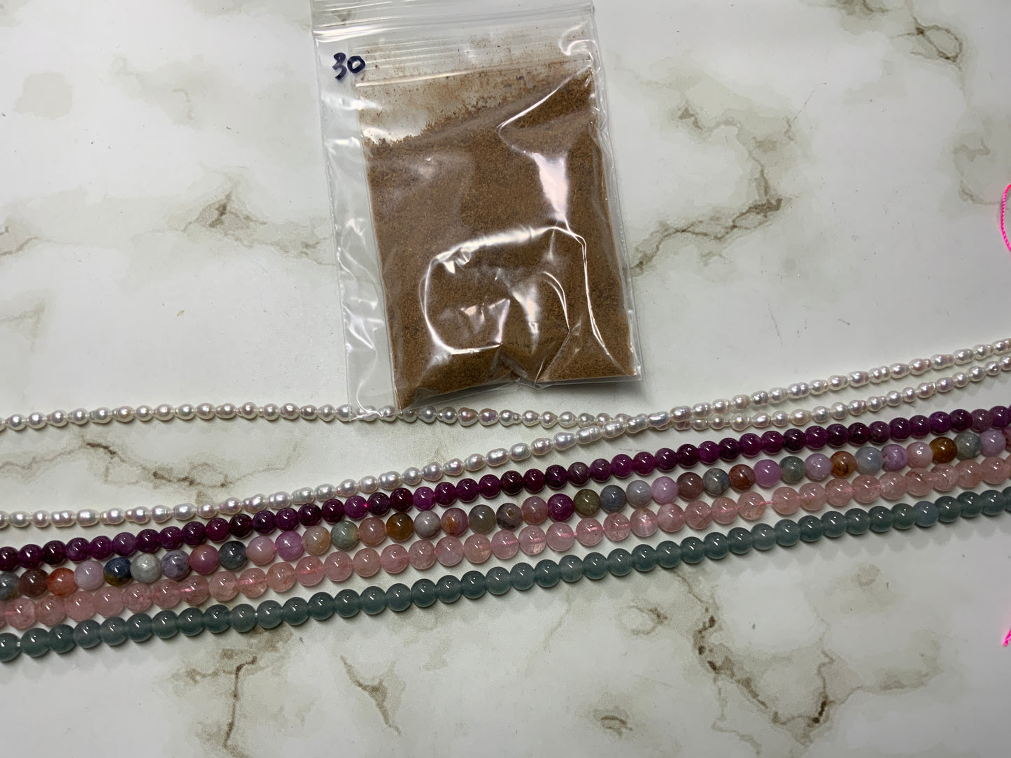 mizutomidoriさん　250127  天然石ビーズ
