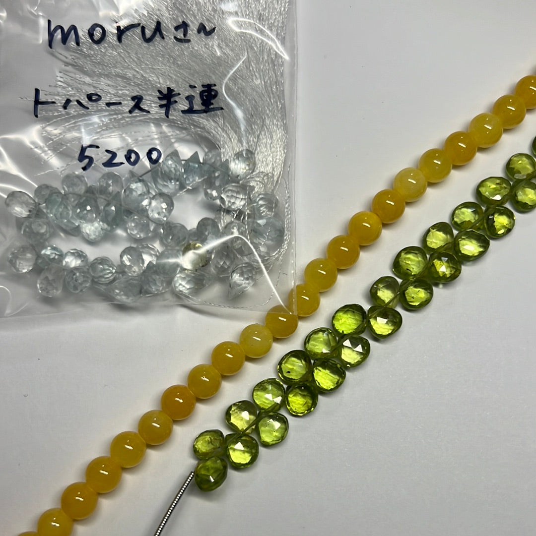 moruさん　0703   天然石ビーズ