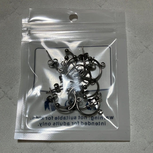 PA-12カン付きピアス(パーツ)